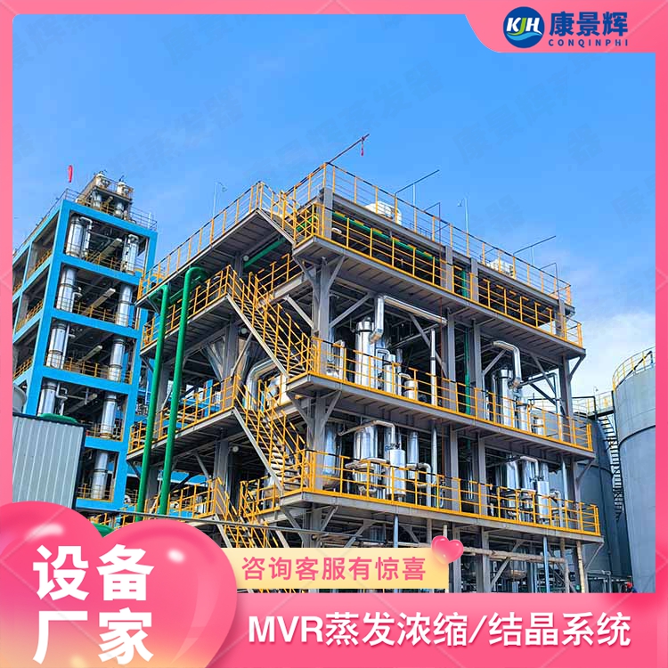 含乙酸钠及氯化钠高盐废水的MVR处理系统及方法