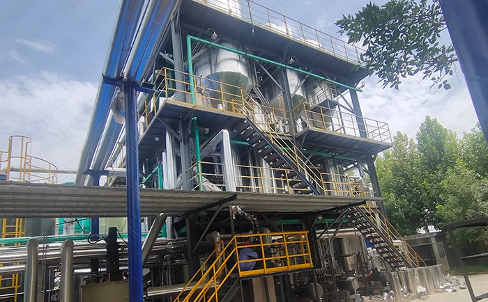 蒸发器处理橡胶助剂废水案例
